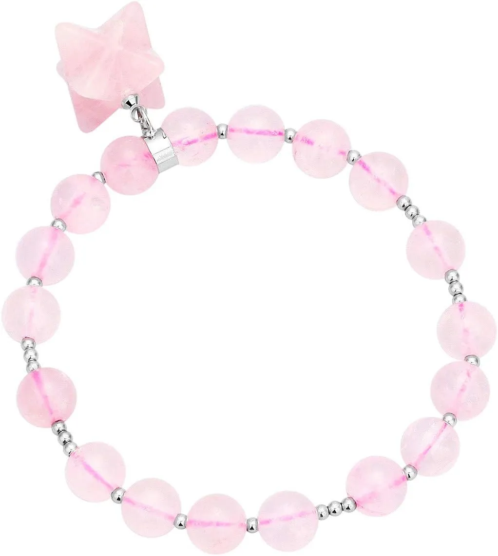 TUMBEELLUWA Beads Bracelets Semi Precious Stone Merkaba Yoga Beads Healing Crystals Chakra Bracelet Handmade Jewelry for Women