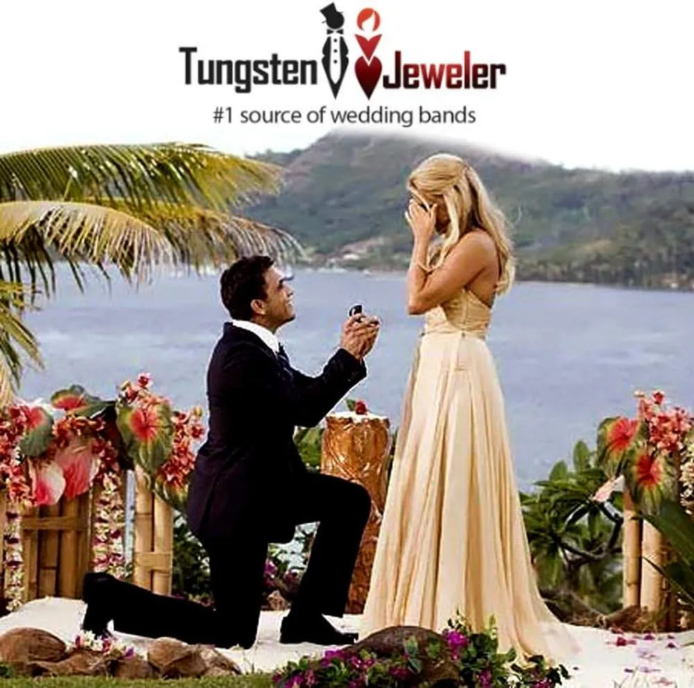 Tungsten Jeweler Engraving Ring for Men and Women Titanium Band Rings 6mm White IP Plated Brushed Dimpled Center Milgrained Edges Wedding Band Ring Ideal for Couples