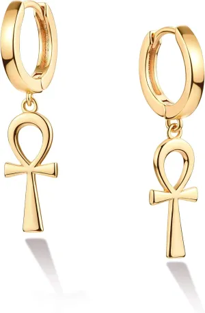 VACRONA Gold Heart Hoop Earrings Huggie Earrings for Women 14k Gold Plated Small Hoops Earrings