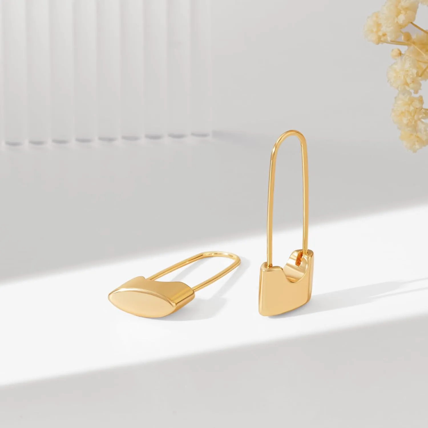 VACRONA Gold Heart Hoop Earrings Huggie Earrings for Women 14k Gold Plated Small Hoops Earrings