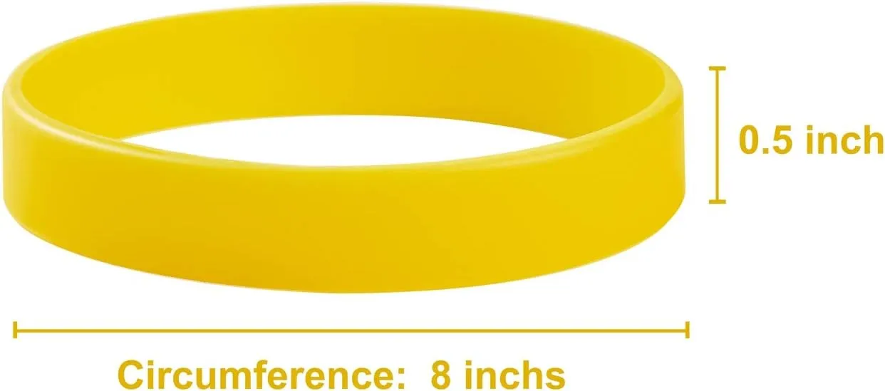 Wholesale 6pcs/pack Single Color Silicone Wristbands Rubber Bracelets for Training,Parties,Events,Sports and for Office Supplies File