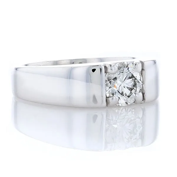 Wide Diamond Ring