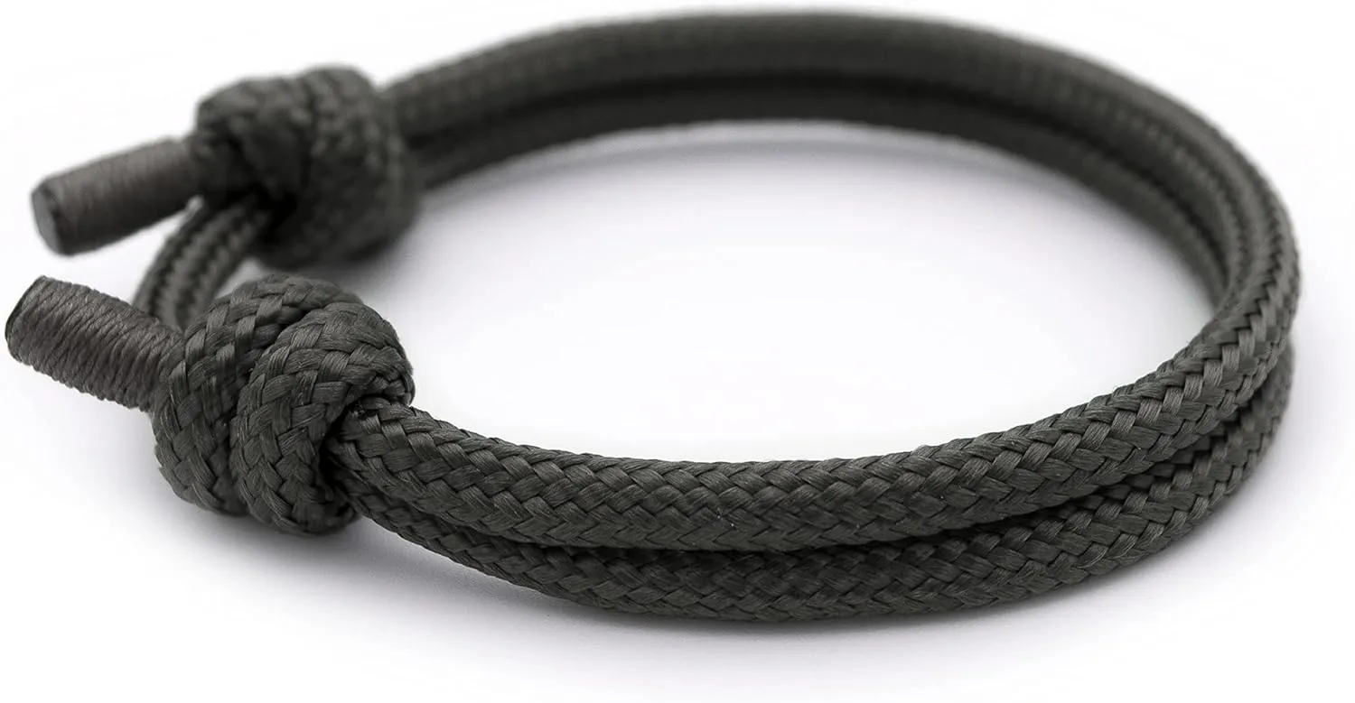 Wind Passion - Rope Bracelet for Men & Women - Adjustable Sailors Knot Paracord Bracelet - Waterproof & Sturdy